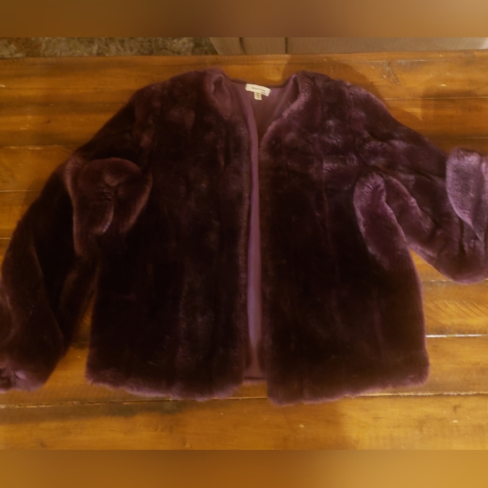 Girls Monteau Faux Fur Jacket (M)